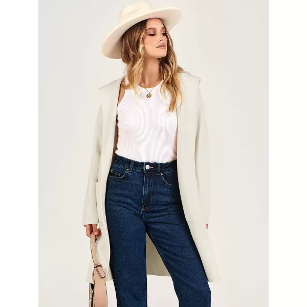 imageANRABESS Womens Open Front Long Sleeve Oversized Hoodie Cardigan Coat Casual Pockets Knit Cotigan SweaterWhite