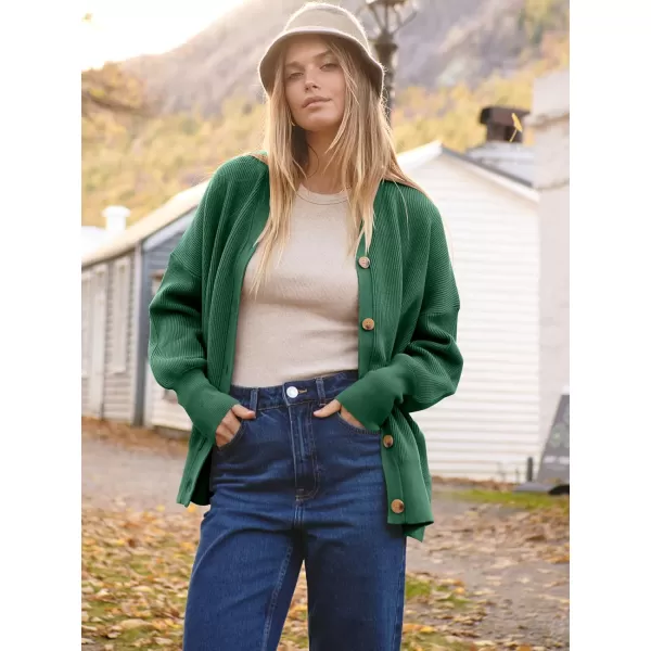 imageANRABESS Womens Open Front Oversized Chunky Knit Long Sleeve Casual Loose Fall Fashion Sweaters CardiganGray Green