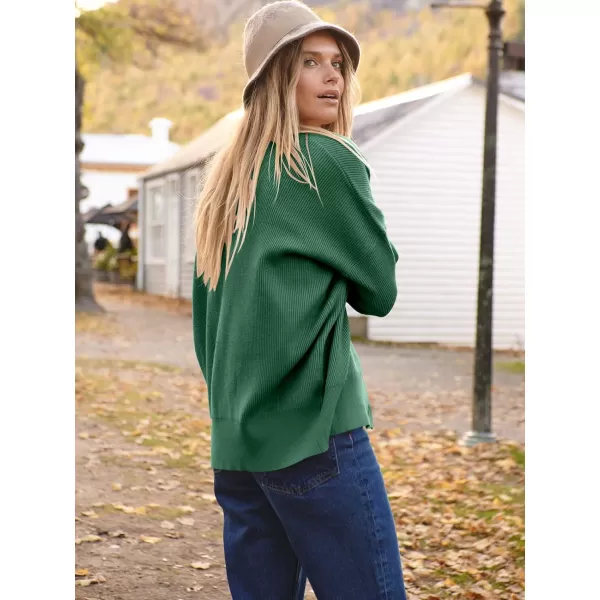 imageANRABESS Womens Open Front Oversized Chunky Knit Long Sleeve Casual Loose Fall Fashion Sweaters CardiganGray Green