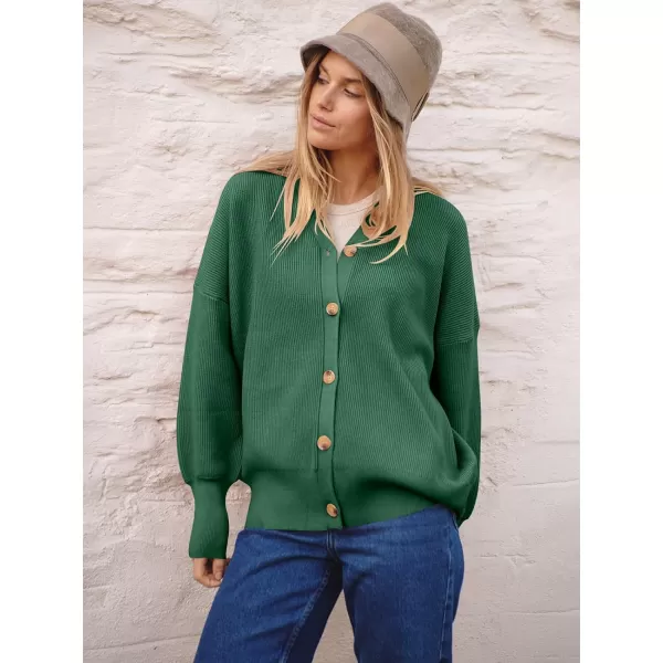 imageANRABESS Womens Open Front Oversized Chunky Knit Long Sleeve Casual Loose Fall Fashion Sweaters CardiganGray Green