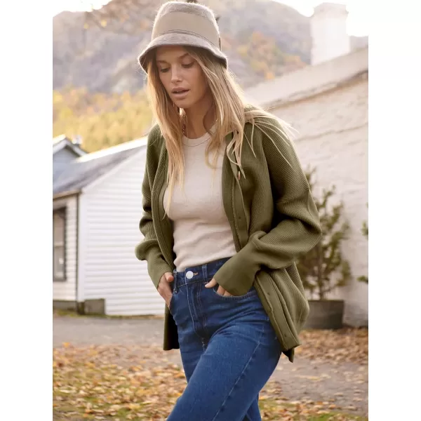 imageANRABESS Womens Open Front Oversized Chunky Knit Long Sleeve Casual Loose Fall Fashion Sweaters CardiganLight Brown