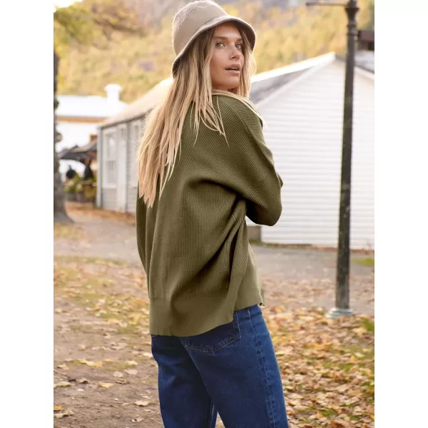 imageANRABESS Womens Open Front Oversized Chunky Knit Long Sleeve Casual Loose Fall Fashion Sweaters CardiganLight Brown