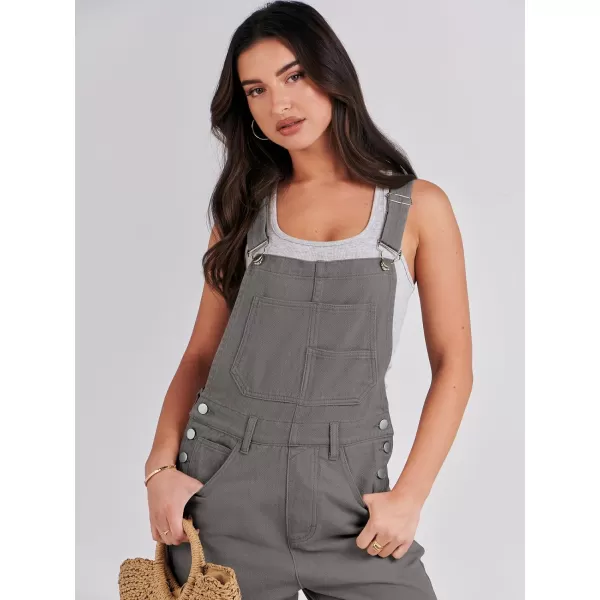 imageANRABESS Womens Overalls Casual Loose Fit Adjustable Strap Denim Bib Overall Jeans Pants JumpsuitsDeep Gray