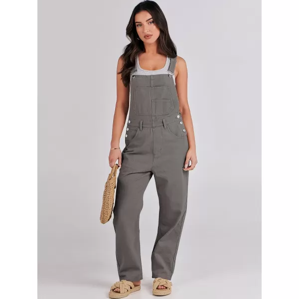 imageANRABESS Womens Overalls Casual Loose Fit Adjustable Strap Denim Bib Overall Jeans Pants JumpsuitsDeep Gray