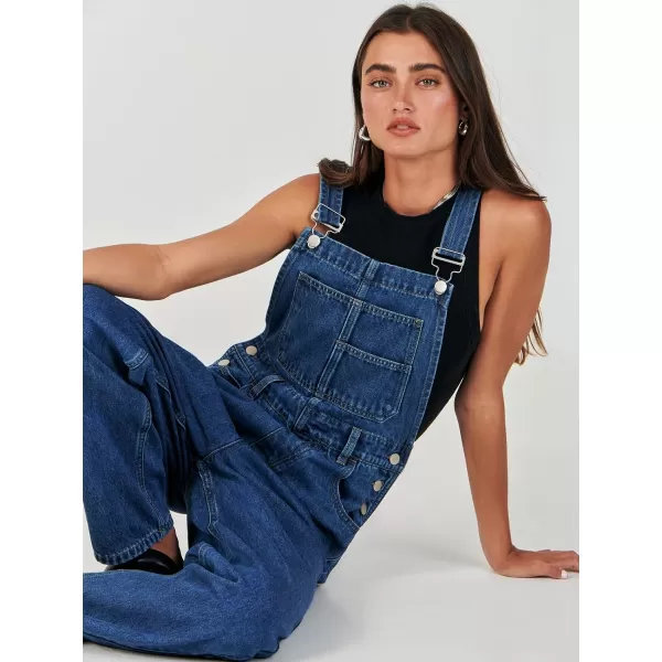 imageANRABESS Womens Overalls Casual Loose Fit Adjustable Strap Denim Bib Overall Jeans Pants JumpsuitsWashed Deep Blue