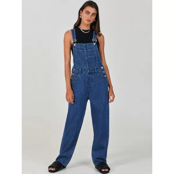 imageANRABESS Womens Overalls Casual Loose Fit Adjustable Strap Denim Bib Overall Jeans Pants JumpsuitsWashed Deep Blue