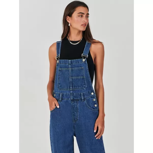 imageANRABESS Womens Overalls Casual Loose Fit Adjustable Strap Denim Bib Overall Jeans Pants JumpsuitsWashed Deep Blue