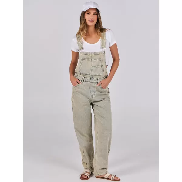 imageANRABESS Womens Overalls Casual Loose Fit Adjustable Strap Denim Bib Overall Jeans Pants JumpsuitsWashed Peach