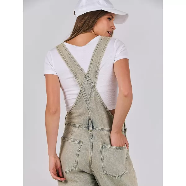imageANRABESS Womens Overalls Casual Loose Fit Adjustable Strap Denim Bib Overall Jeans Pants JumpsuitsWashed Peach