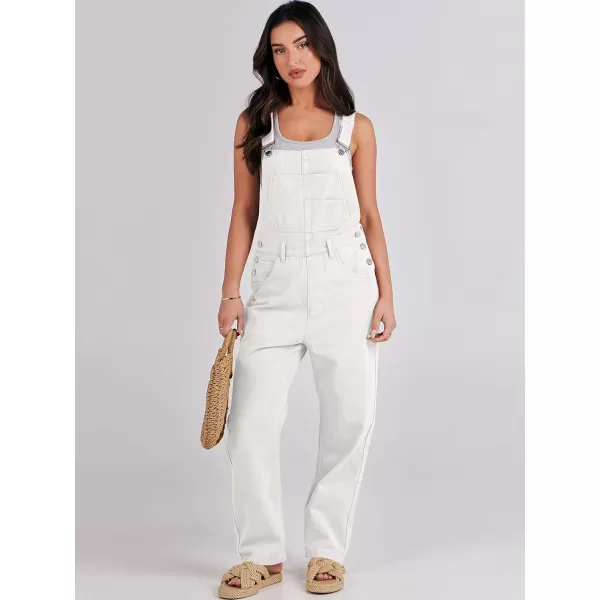 imageANRABESS Womens Overalls Casual Loose Fit Adjustable Strap Denim Bib Overall Jeans Pants JumpsuitsWhite