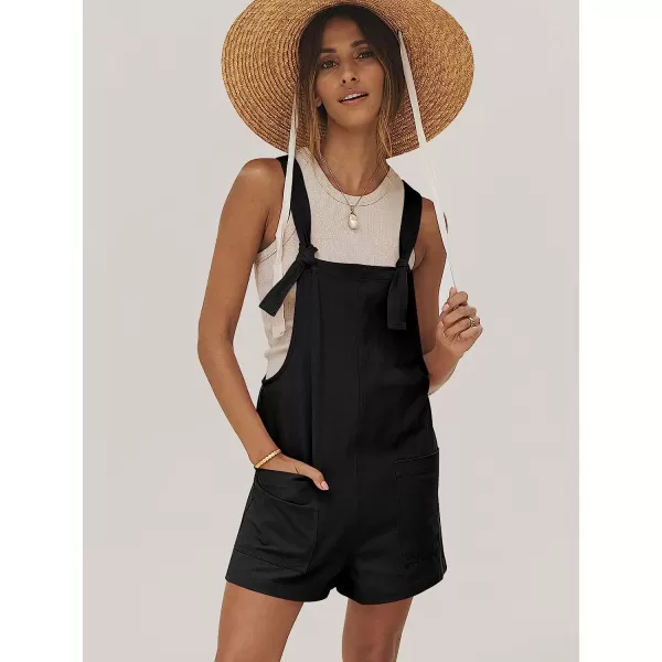 imageANRABESS Womens Overalls Casual Loose Sleeveless Adjustable Straps Bib Summer Romper with Pockets01black