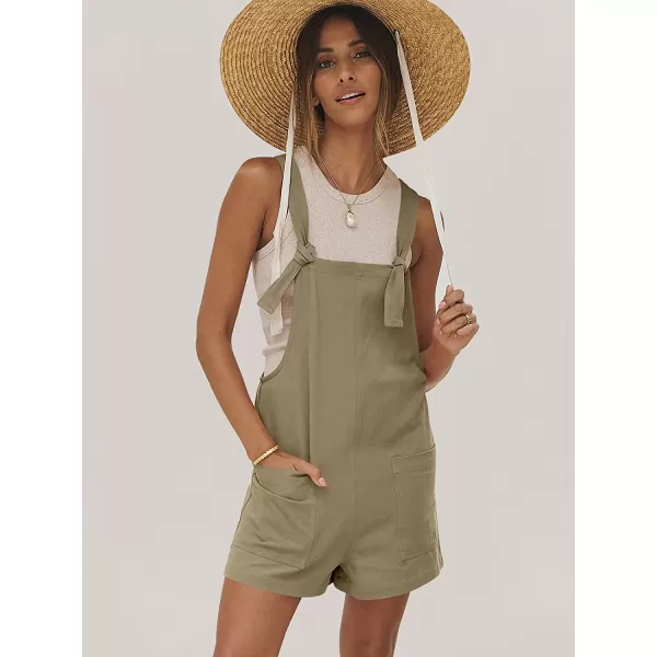 imageANRABESS Womens Overalls Casual Loose Sleeveless Adjustable Straps Bib Summer Romper with Pockets07khaki