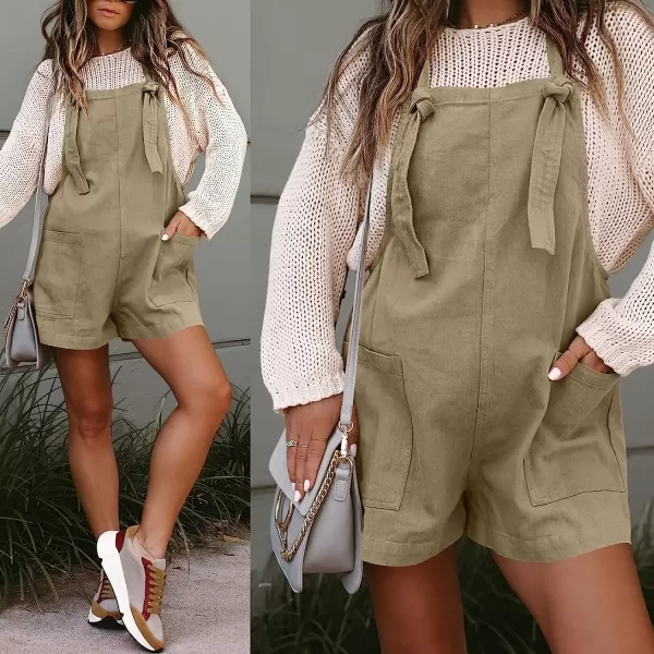 imageANRABESS Womens Overalls Casual Loose Sleeveless Adjustable Straps Bib Summer Romper with Pockets07khaki