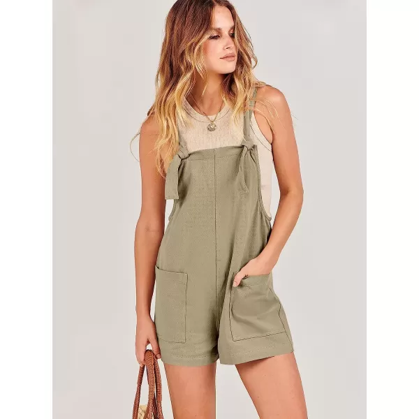 imageANRABESS Womens Overalls Casual Loose Sleeveless Adjustable Straps Bib Summer Romper with Pockets07khaki