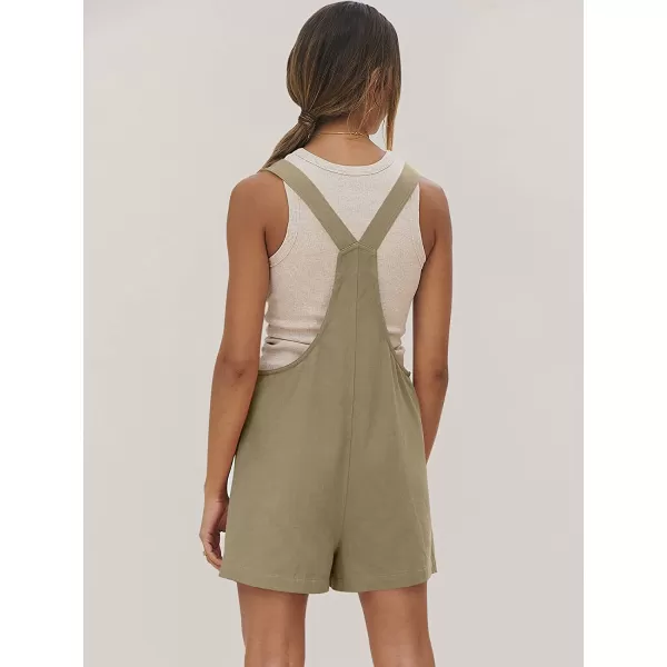 imageANRABESS Womens Overalls Casual Loose Sleeveless Adjustable Straps Bib Summer Romper with Pockets07khaki