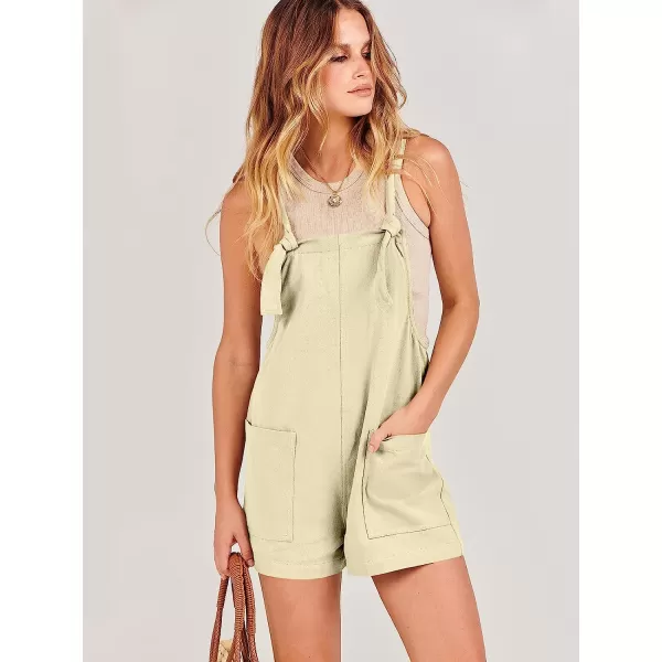 imageANRABESS Womens Overalls Casual Loose Sleeveless Adjustable Straps Bib Summer Romper with Pockets12apricot