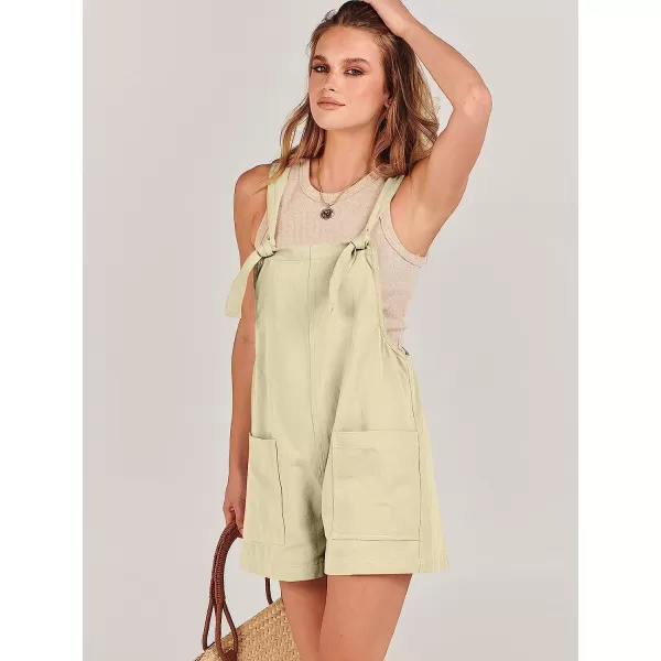 imageANRABESS Womens Overalls Casual Loose Sleeveless Adjustable Straps Bib Summer Romper with Pockets12apricot