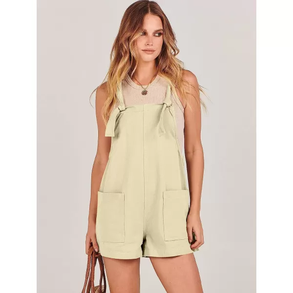 imageANRABESS Womens Overalls Casual Loose Sleeveless Adjustable Straps Bib Summer Romper with Pockets12apricot