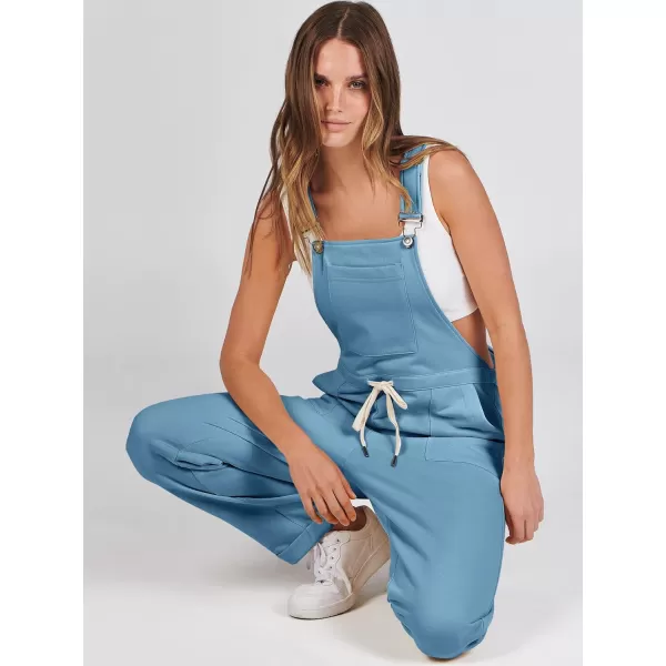imageANRABESS Womens Overalls Jumpsuit Casual Sleeveless Adjustable Tie Straps Drawstring Jumpers Outfits with PocketsDenim Blue