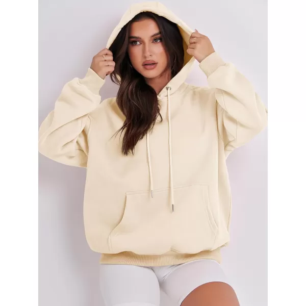 imageANRABESS Womens Oversized Fleece Hoodies Casual Pullover Sweatshirts Fall Fashion 2023 Clothes Trendy Y2k OutfitsApricot