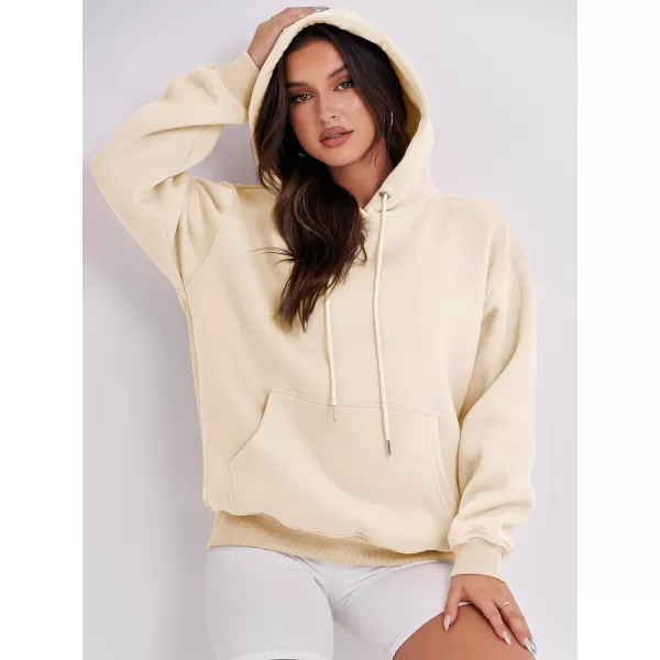 imageANRABESS Womens Oversized Fleece Hoodies Casual Pullover Sweatshirts Fall Fashion 2023 Clothes Trendy Y2k OutfitsApricot