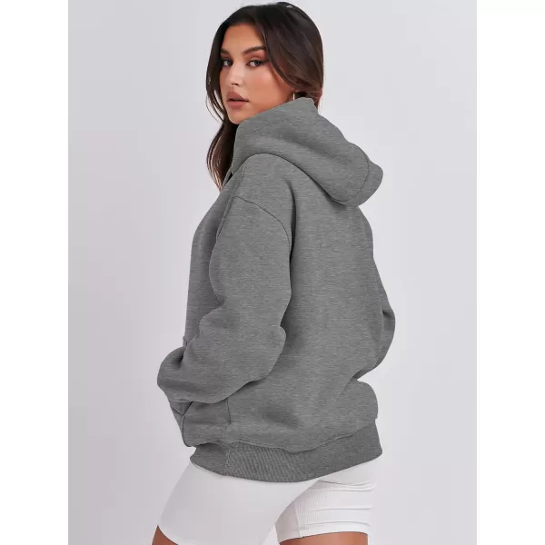 imageANRABESS Womens Oversized Fleece Hoodies Casual Pullover Sweatshirts Fall Fashion 2023 Clothes Trendy Y2k OutfitsDark Heather Gray
