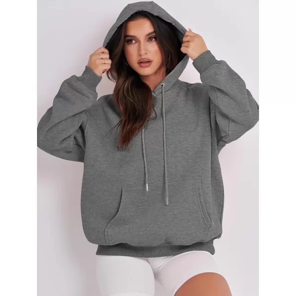 imageANRABESS Womens Oversized Fleece Hoodies Casual Pullover Sweatshirts Fall Fashion 2023 Clothes Trendy Y2k OutfitsDark Heather Gray