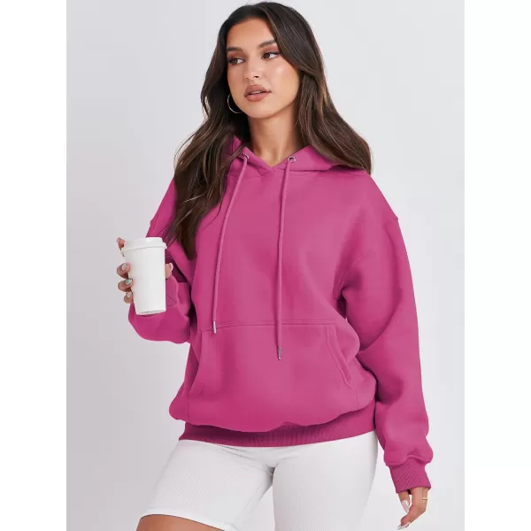 imageANRABESS Womens Oversized Fleece Hoodies Casual Pullover Sweatshirts Fall Fashion 2023 Clothes Trendy Y2k OutfitsHot Pink