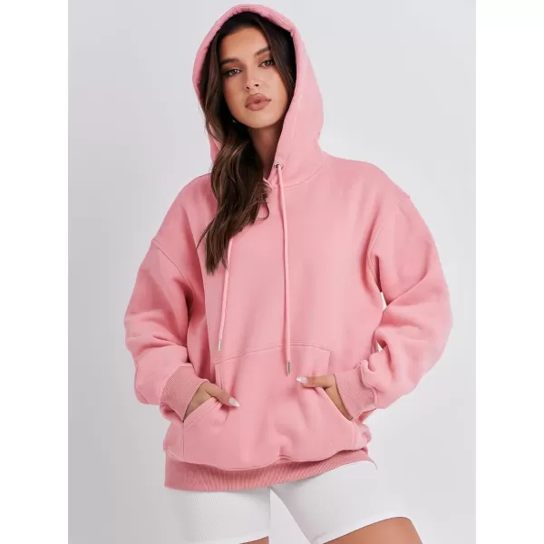 imageANRABESS Womens Oversized Fleece Hoodies Casual Pullover Sweatshirts Fall Fashion 2023 Clothes Trendy Y2k OutfitsPink