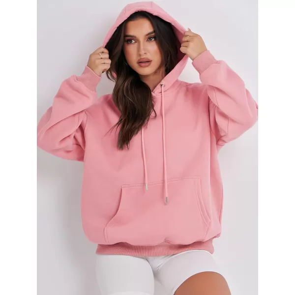 imageANRABESS Womens Oversized Fleece Hoodies Casual Pullover Sweatshirts Fall Fashion 2023 Clothes Trendy Y2k OutfitsPink