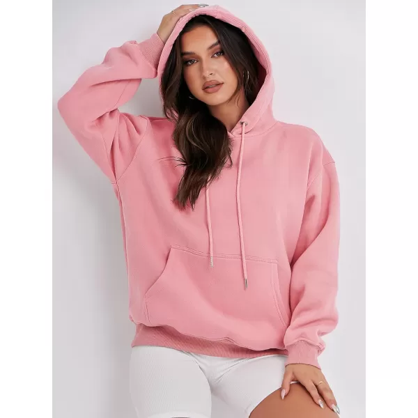 imageANRABESS Womens Oversized Fleece Hoodies Casual Pullover Sweatshirts Fall Fashion 2023 Clothes Trendy Y2k OutfitsPink