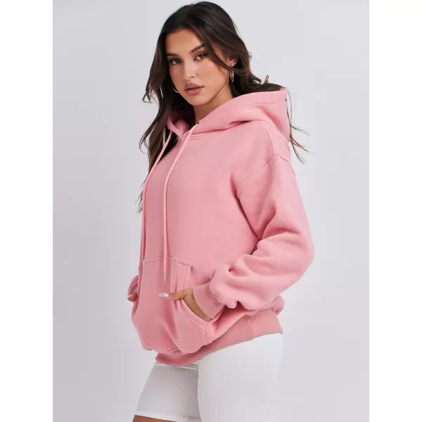 imageANRABESS Womens Oversized Fleece Hoodies Casual Pullover Sweatshirts Fall Fashion 2023 Clothes Trendy Y2k OutfitsPink