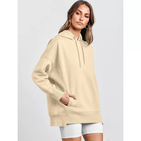 imageANRABESS Womens Oversized Hoodies Fleece Casual Drop Shoulder Athletic Sweatshirts Long Sleeve Pullover 2023 Trendy TopApricot