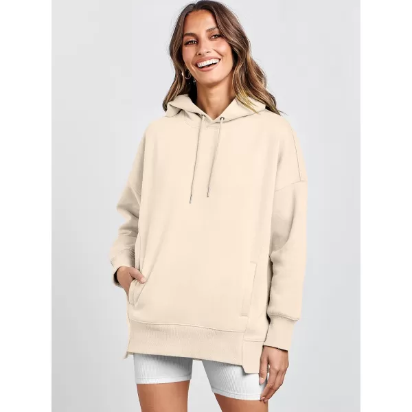 imageANRABESS Womens Oversized Hoodies Fleece Casual Drop Shoulder Athletic Sweatshirts Long Sleeve Pullover 2023 Trendy TopBeige