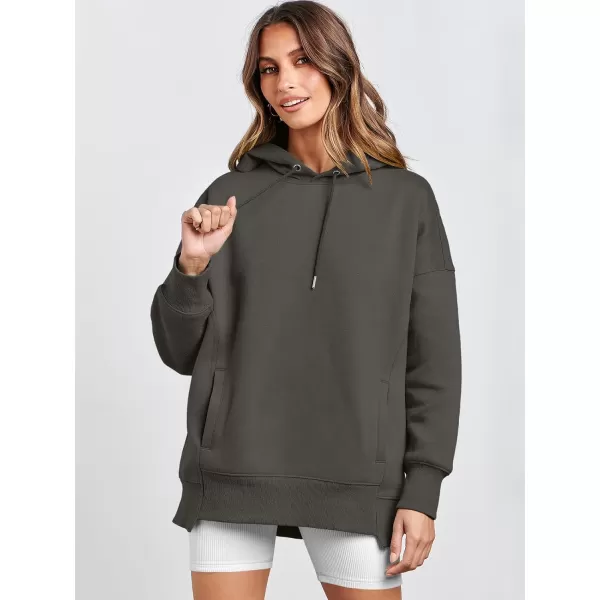 imageANRABESS Womens Oversized Hoodies Fleece Casual Drop Shoulder Athletic Sweatshirts Long Sleeve Pullover 2023 Trendy TopBlack Grey
