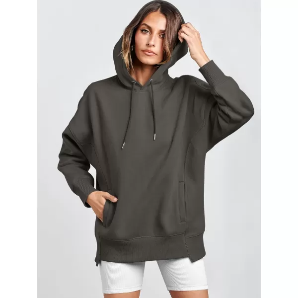 imageANRABESS Womens Oversized Hoodies Fleece Casual Drop Shoulder Athletic Sweatshirts Long Sleeve Pullover 2023 Trendy TopBlack Grey