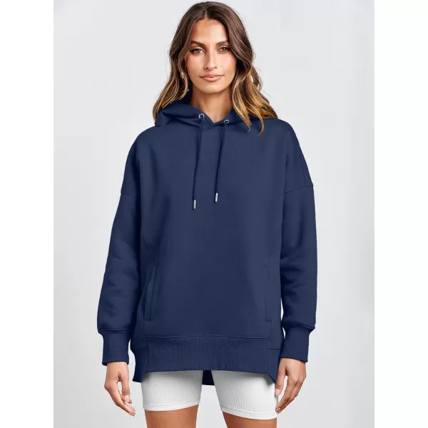imageANRABESS Womens Oversized Hoodies Fleece Casual Drop Shoulder Athletic Sweatshirts Long Sleeve Pullover 2023 Trendy TopBlue