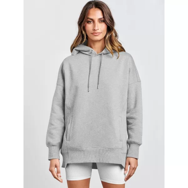 imageANRABESS Womens Oversized Hoodies Fleece Casual Drop Shoulder Athletic Sweatshirts Long Sleeve Pullover 2023 Trendy TopGrey