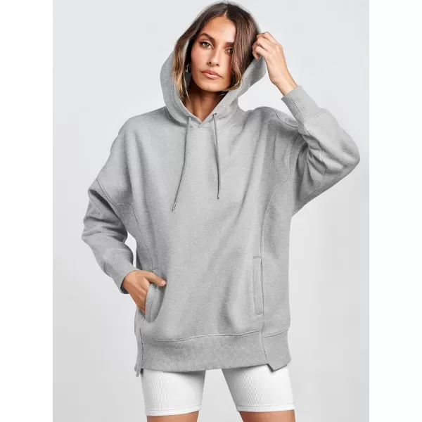 imageANRABESS Womens Oversized Hoodies Fleece Casual Drop Shoulder Athletic Sweatshirts Long Sleeve Pullover 2023 Trendy TopGrey