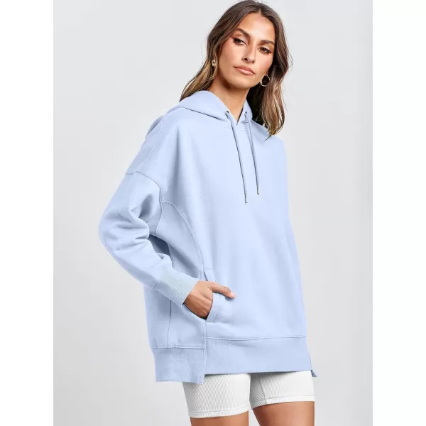 imageANRABESS Womens Oversized Hoodies Fleece Casual Drop Shoulder Athletic Sweatshirts Long Sleeve Pullover 2023 Trendy TopLight Blue