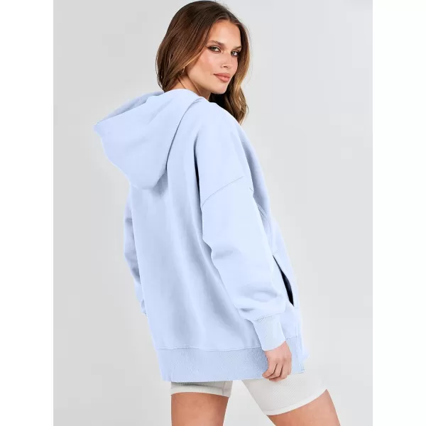 imageANRABESS Womens Oversized Hoodies Fleece Casual Drop Shoulder Athletic Sweatshirts Long Sleeve Pullover 2023 Trendy TopLight Blue