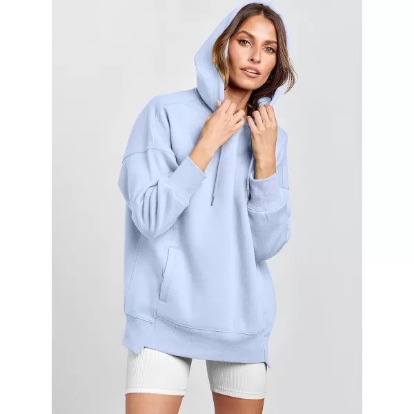 imageANRABESS Womens Oversized Hoodies Fleece Casual Drop Shoulder Athletic Sweatshirts Long Sleeve Pullover 2023 Trendy TopLight Blue