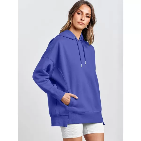 imageANRABESS Womens Oversized Hoodies Fleece Casual Drop Shoulder Athletic Sweatshirts Long Sleeve Pullover 2023 Trendy TopRoyal