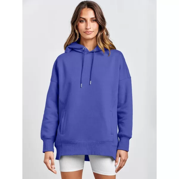 imageANRABESS Womens Oversized Hoodies Fleece Casual Drop Shoulder Athletic Sweatshirts Long Sleeve Pullover 2023 Trendy TopRoyal