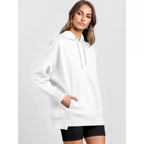 imageANRABESS Womens Oversized Hoodies Fleece Casual Drop Shoulder Athletic Sweatshirts Long Sleeve Pullover 2023 Trendy TopWhite