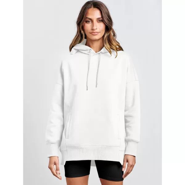 imageANRABESS Womens Oversized Hoodies Fleece Casual Drop Shoulder Athletic Sweatshirts Long Sleeve Pullover 2023 Trendy TopWhite
