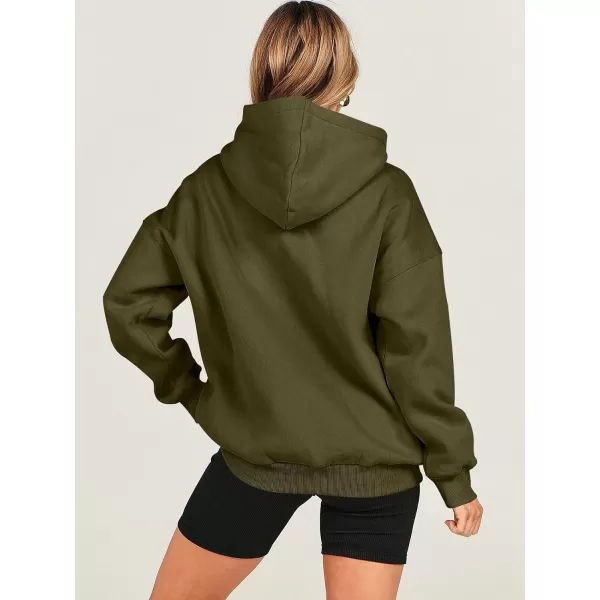 imageANRABESS Womens Oversized Hoodies Fleece Hooded Sweatshirts Casual Long Sleeve Pullover Loose 2023 Fall ClothesArmy Green