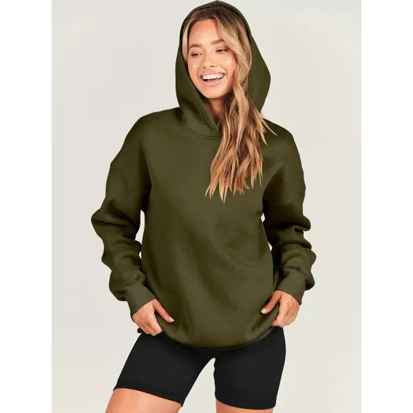 imageANRABESS Womens Oversized Hoodies Fleece Hooded Sweatshirts Casual Long Sleeve Pullover Loose 2023 Fall ClothesArmy Green