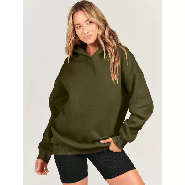 imageANRABESS Womens Oversized Hoodies Fleece Hooded Sweatshirts Casual Long Sleeve Pullover Loose 2023 Fall ClothesArmy Green