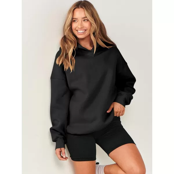 imageANRABESS Womens Oversized Hoodies Fleece Hooded Sweatshirts Casual Long Sleeve Pullover Loose 2023 Fall ClothesBlack